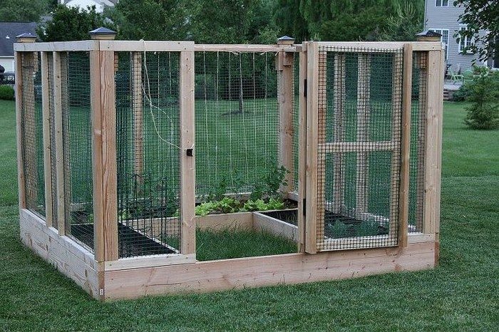 Raised & Enclosed Garden Bed