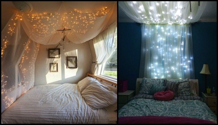 Bed Canopy with Lights