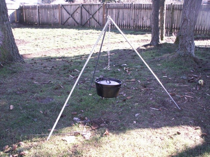 DIY Campfire Tripod
