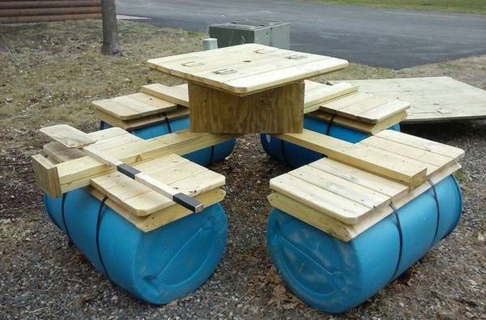 Floating Picnic Table