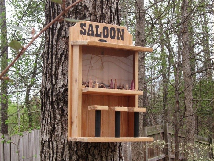 Saloon Bird Feeder