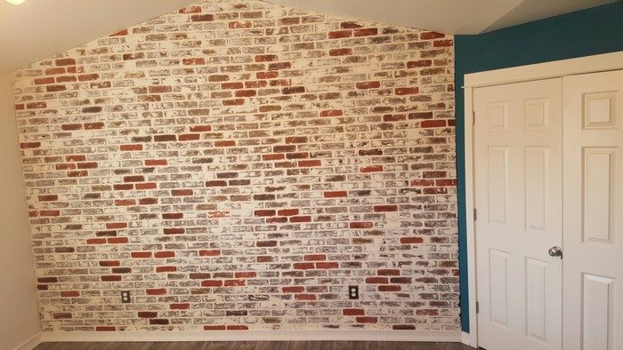 Faux Brick Wall