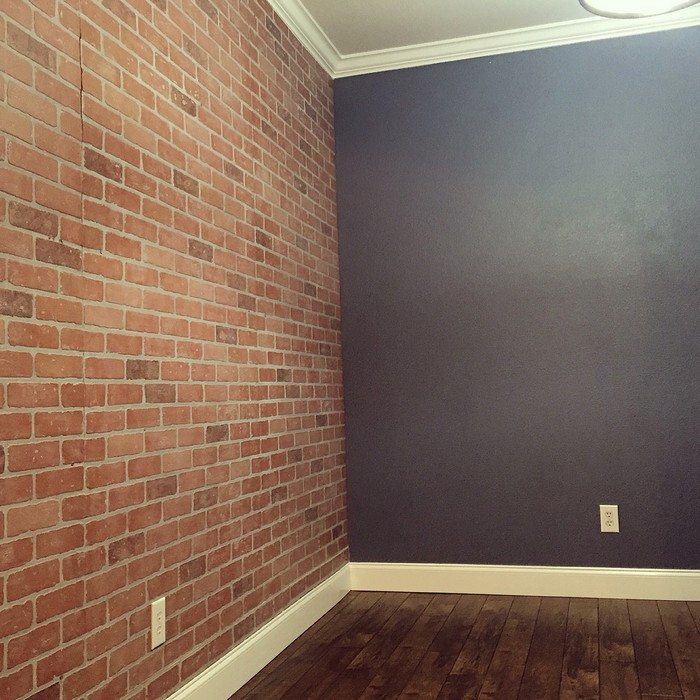 Faux Brick Wall