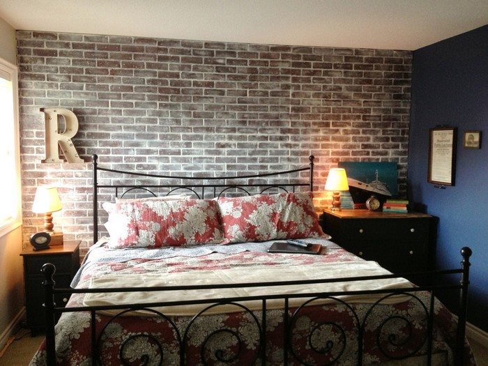 Faux Brick Wall