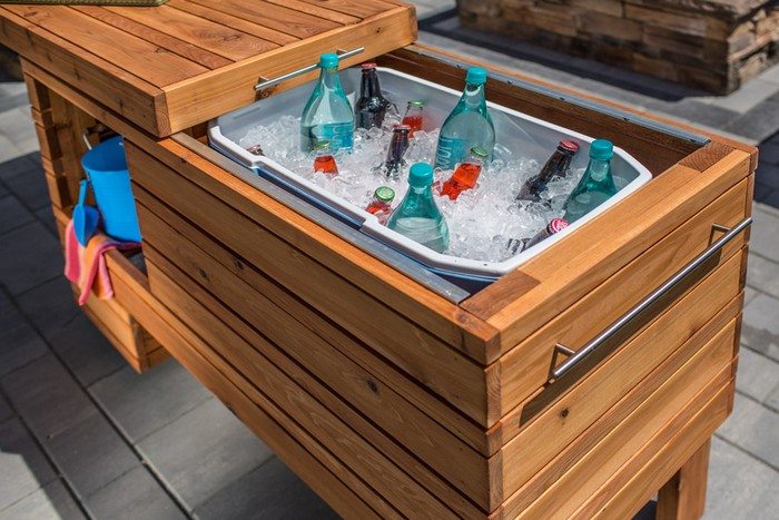 Rolling Cooler Cart