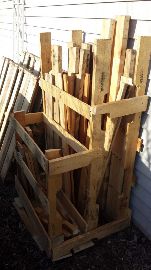 Pallet Wood Storage