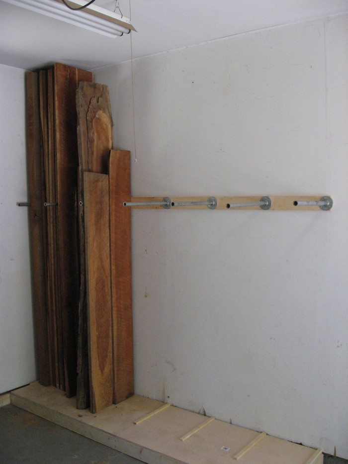 Vertical Lumber Storage