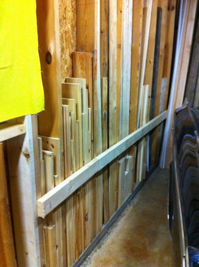 Vertical Lumber Storage