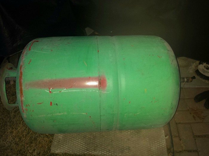 Propane Tank Pizza Oven