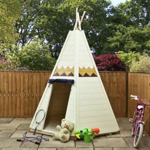 Wooden Teepee Tent for Kids