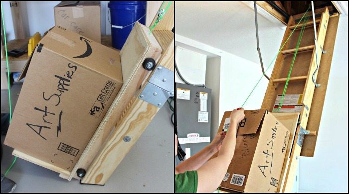 DIY Attic Storage Lift
