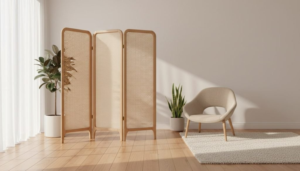 An image of a DIY room divider.