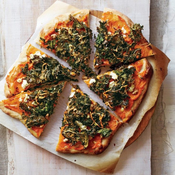Sweet Potato and Kale Pizza