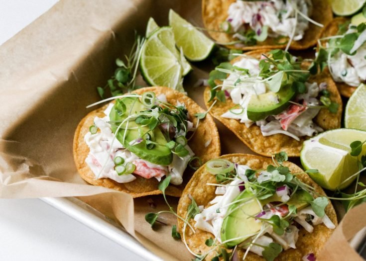 Crab Salad Tostadas