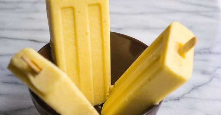 Tropical Mango Popsicles