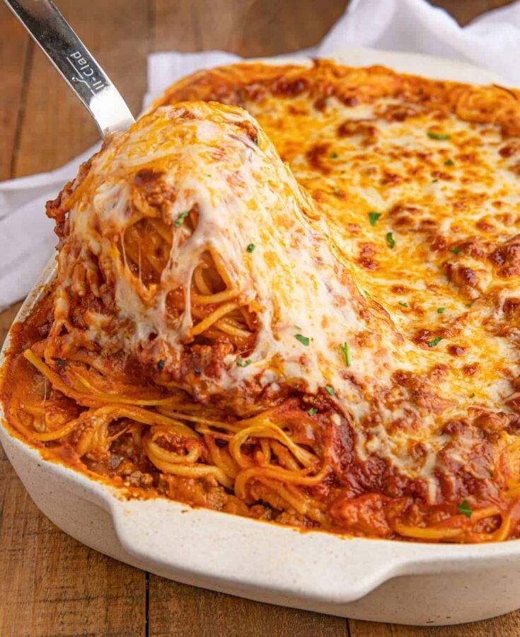 Easy Baked Spaghetti