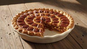 An image of a classic pecan pie.