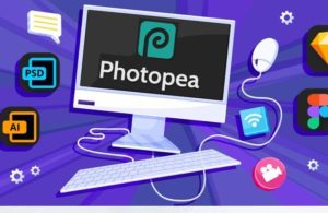 An image of Photopea for an article about Photopea tutorial.