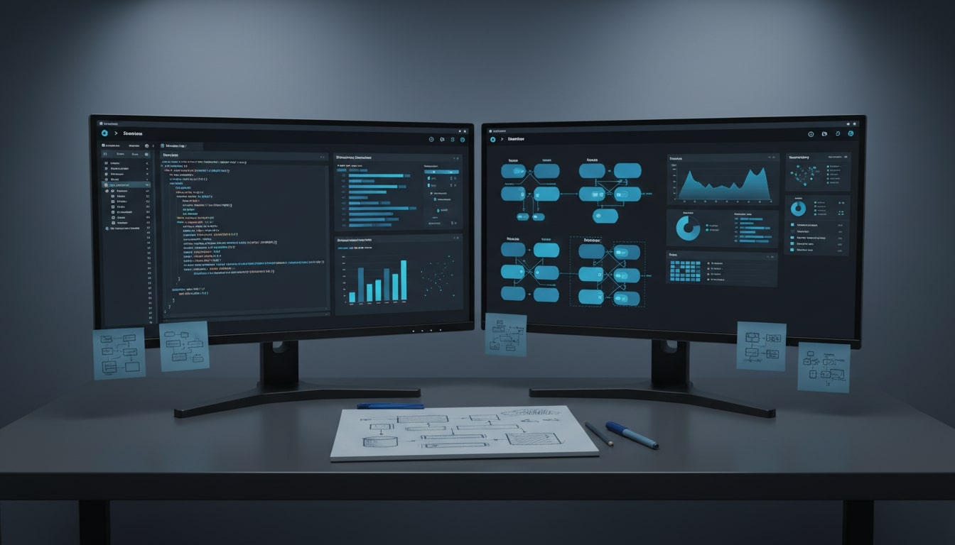 In demand roles collage across code, data, cloud, and security.