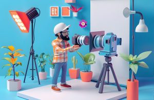 An image of a blender animation for an article about blender tutorial.