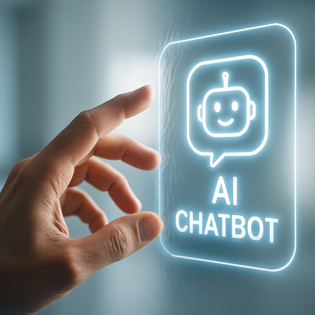An image of an AI Chatbot being used.