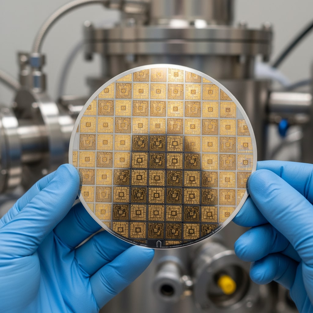 An image of IBM's new quantum chips.