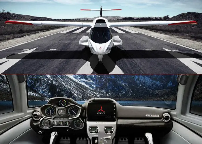 The Icon A5 has moved from production to delivery phase