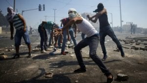Riots in the West Bank