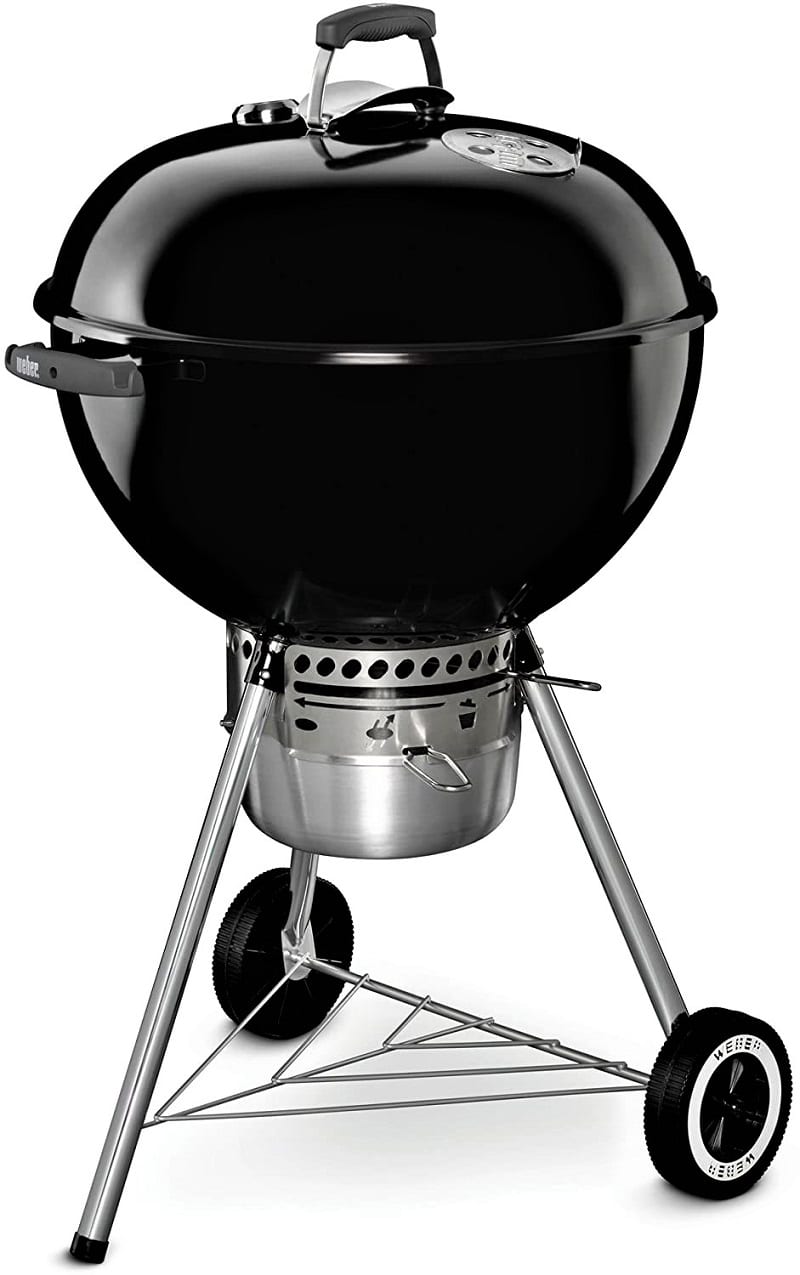 The Weber Original Kettle Premium 22-Inch Charcoal Grill brims with first-class, top-of-the line features.