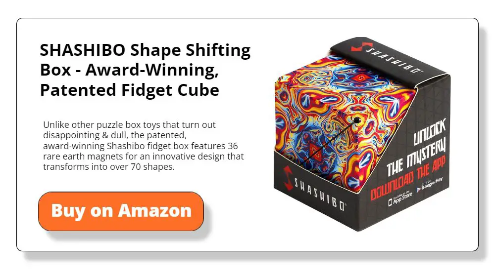 If your teenage boy enjoys geometry and is the kind that likes to tinker, he’d probably love Shashibo’s Shape-Shifting Box. 