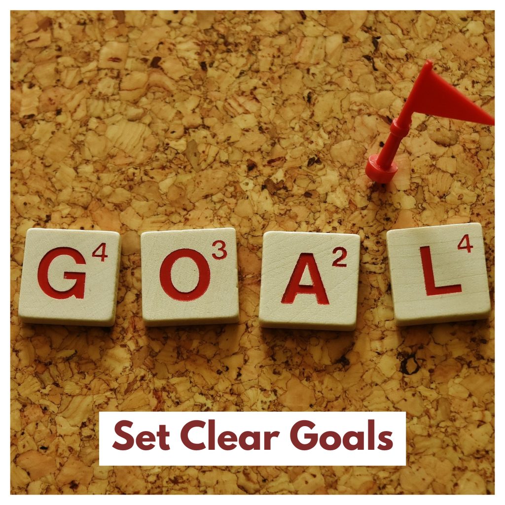 Setting clear goals and having the plan to achieve them is critical for success.