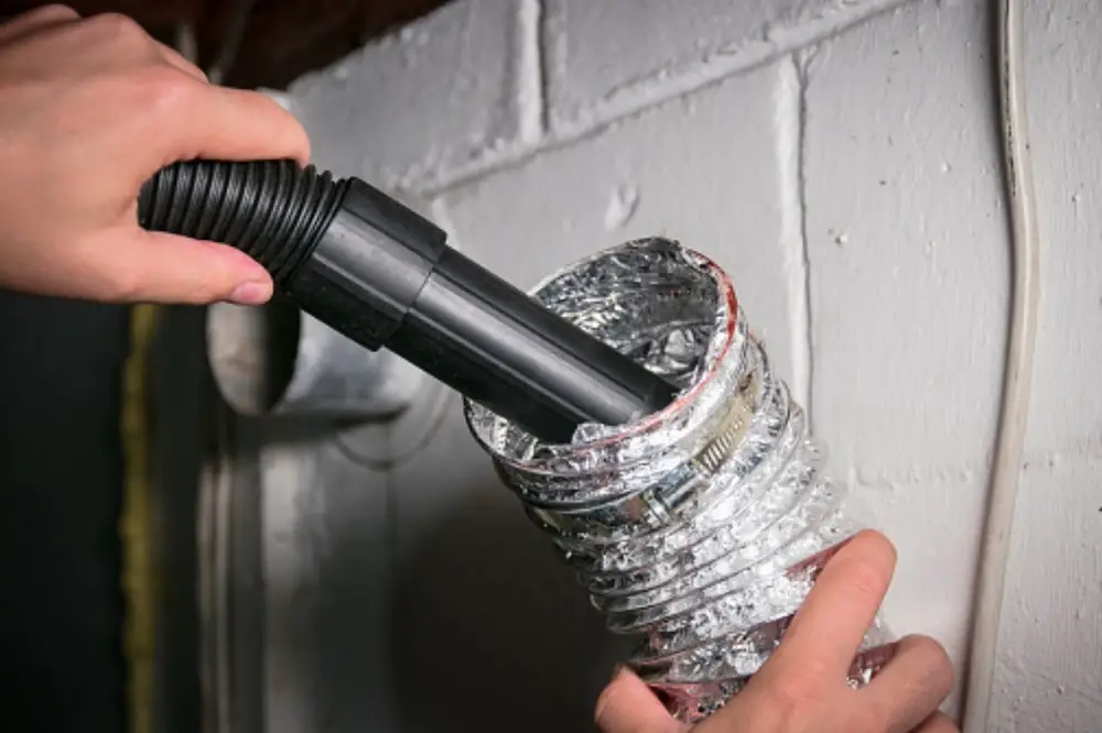 You can use your vacuum at the outside dryer vent to suck out any lingering lint that could clog your exhaust.