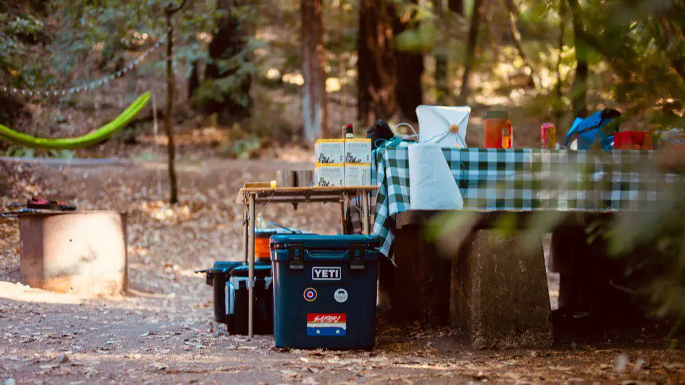 Research and choose an area with all the amenities you need for your camping trip.
