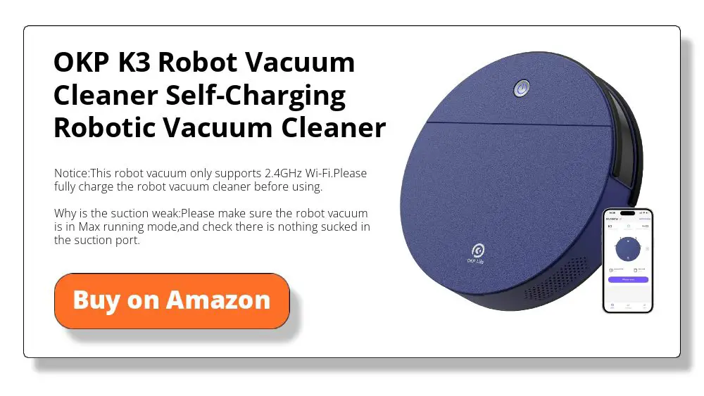 OKP K3 Self-Charging Robot Vacuum Cleaner