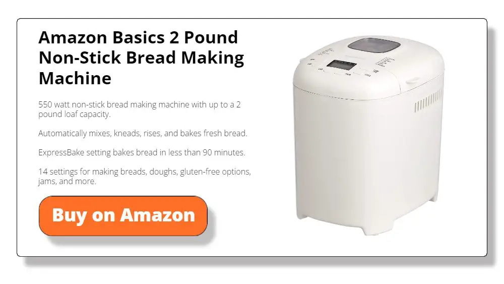 Amazon Basics 2 Pound Non-Stick Bread Making Machine
