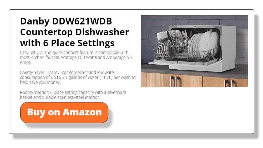 Danby DDW621WDB counter-top dishwasher