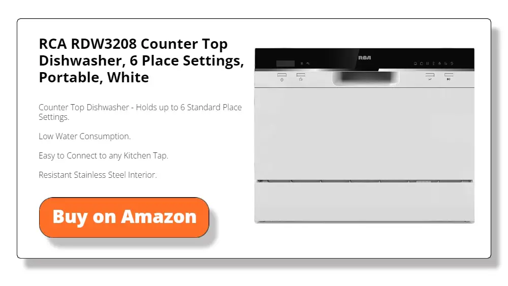 RCA RDW3208 Counter-Top Dishwasher