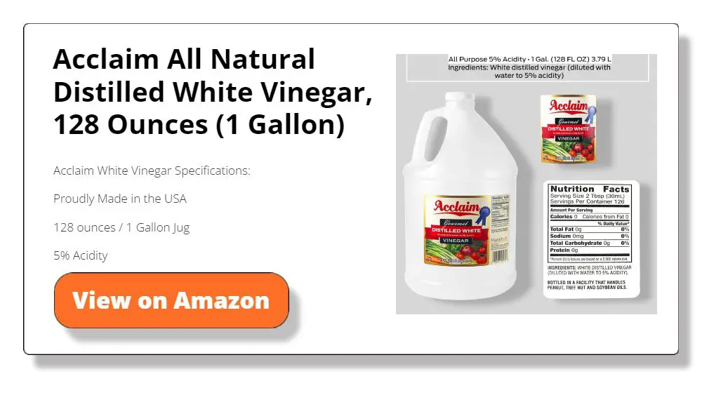 Acclaim All Natural Distilled White Vinegar