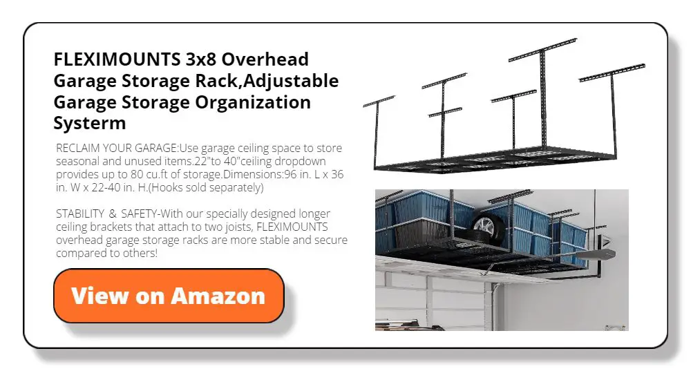 FLEXIMOUNTS 3x8 Overhead Garage Storage Rack