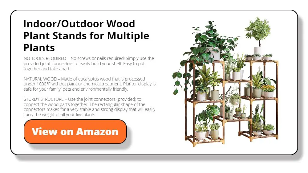 Indoor/Outdoor Wood Plant Stands for Multiple Plants