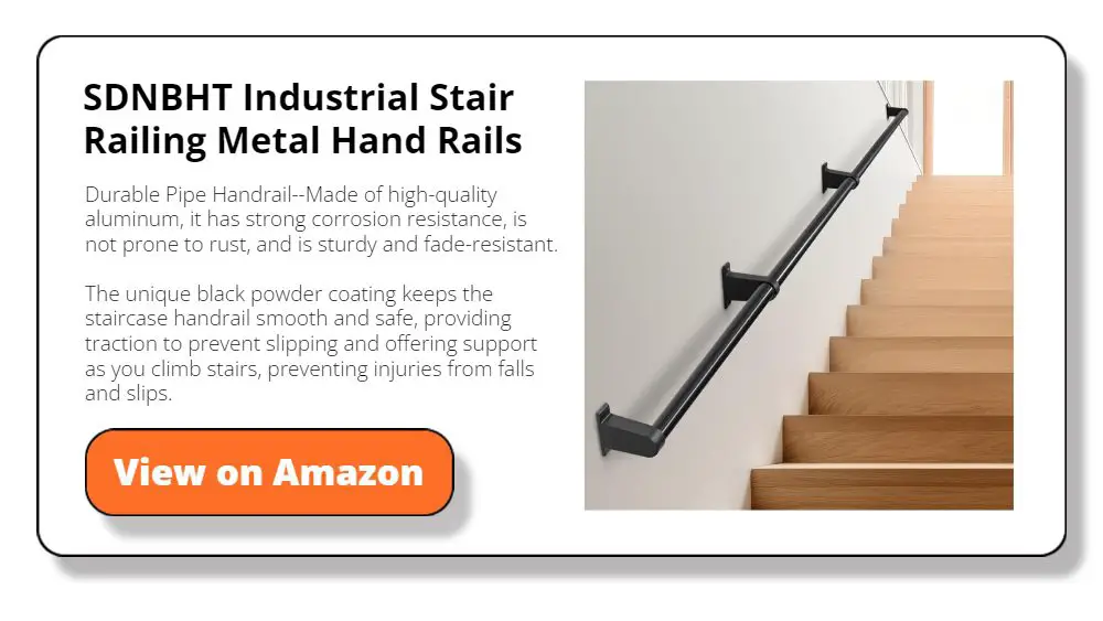 SDNBHT Industrial Stair Railing Metal Hand Rails
