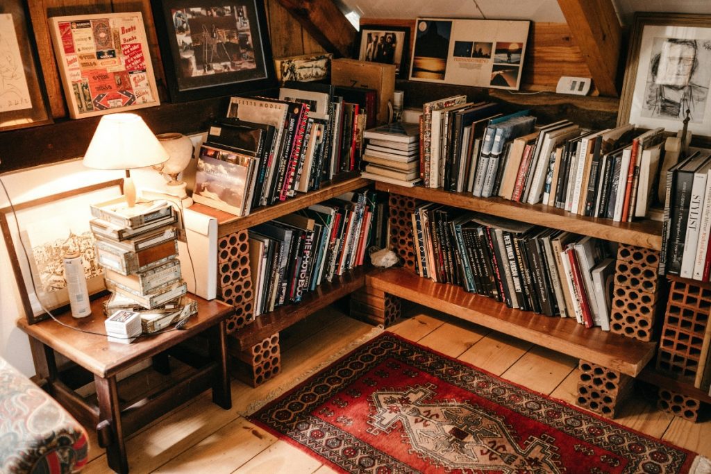 An image of a personal reading nook.