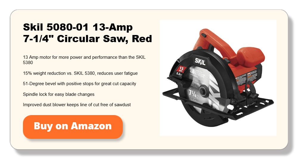 Skil 5080-01 13-Amp 7-1_4_ Circular Saw, Red