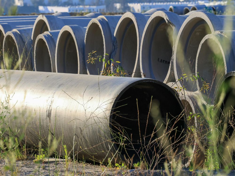 An image of pipes for an article about trenchless pipe lining technology.