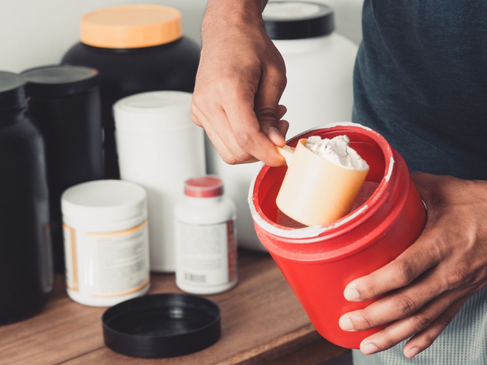 An image of creatine powder. 