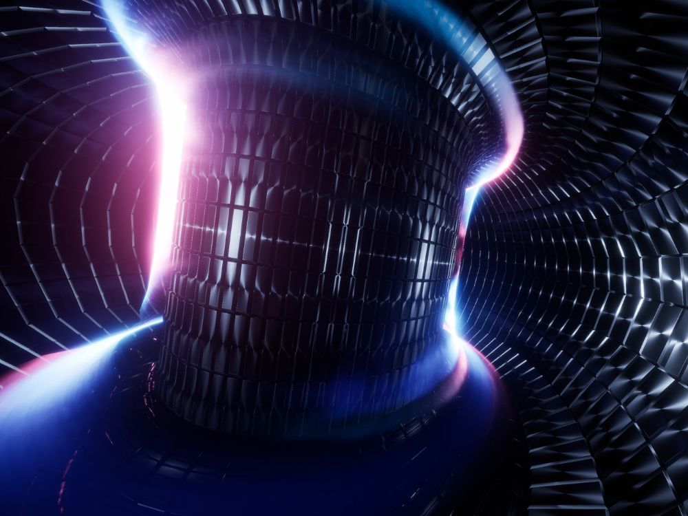An image of a nuclear fusion reactor.