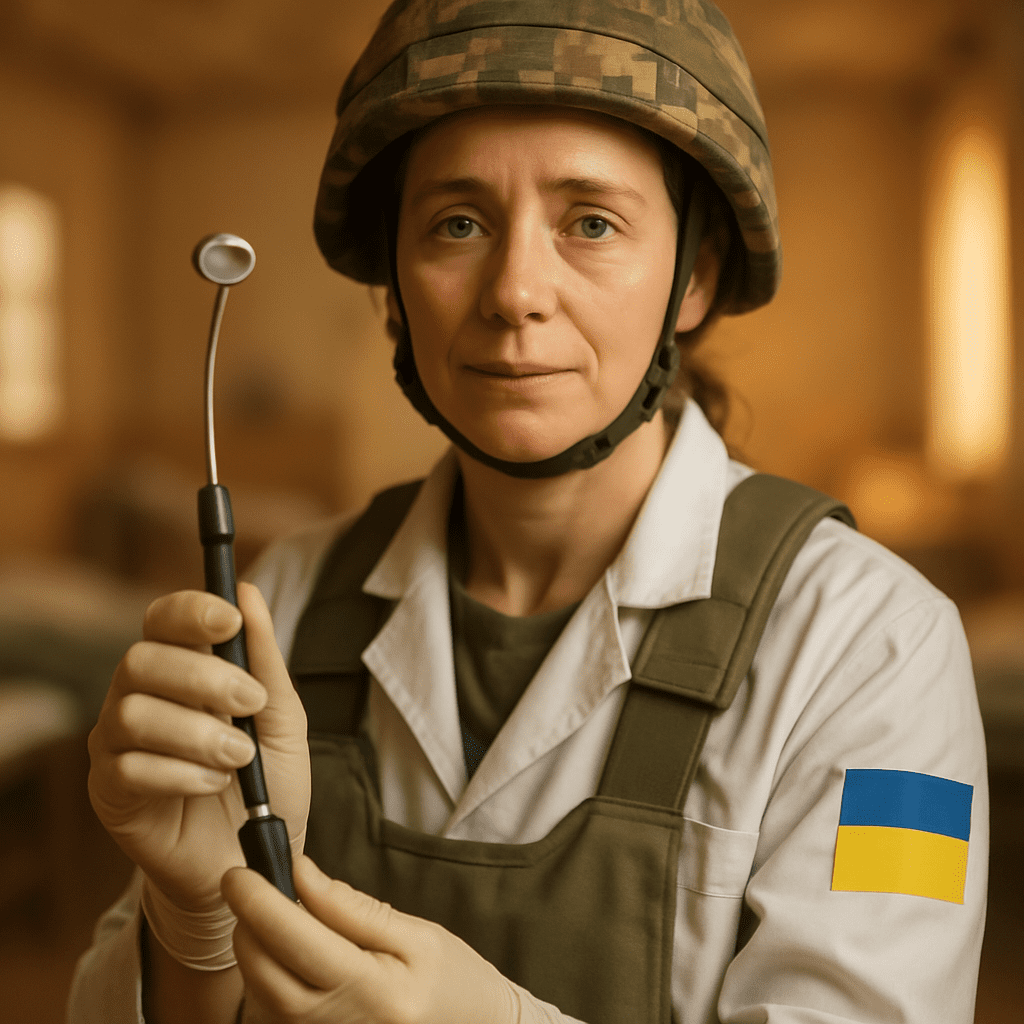 A depiction of Dr. Serhiy Maksymenko'.
