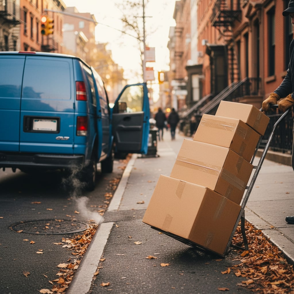 An image of amazon packages for an article about Amazon cutting 14,000 jobs.